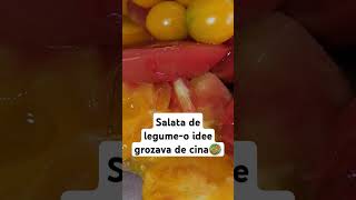 SALATĂ DE LEGUME- O idee grozavă de cina gata în mai puțin de 10 Minute #reteteusoare #shorts #viral