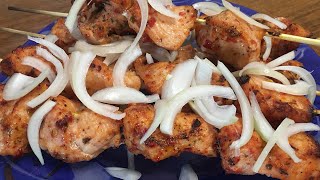 Шашлык из индейки в духовке   Oven turkey skewers