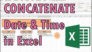 Concatenate Date and Time.