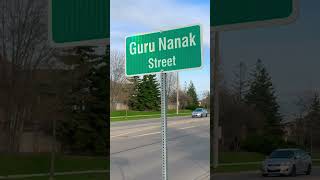 Shri Guru nanak stret in brampton #gurunanakdevji #brampton #canada #sikh #sikhism #punjabi #punjab