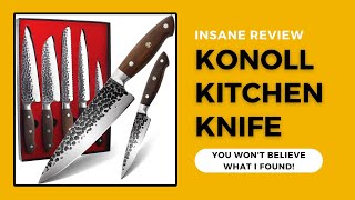 KONOLL Kitchen Knife Block Set Chef Knife Box Set Review | Unleashing Culinary Mastery!