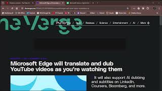 Microsoft Edge Translates YouTube LIVE! Plus Copilot for Teams!