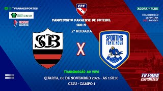 SPORT BELÉM X FONTE NOVA - 2 RODADA / AO VIVO