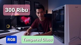 Casing PC Murah 300 Ribu Tempered Glass dan RGB | Quick Review Armaggeddon Nimitz N5 #Part1