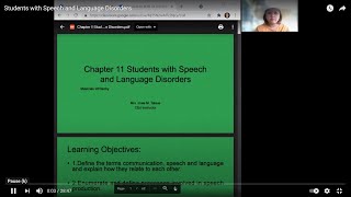 Students with Speech and Language Disorders