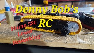 SCALE RC CONSTRUCTION EQUIPMENT Huina 580 Ertl Tomy DEERE 200D LC Excavator Conversion  Video #1