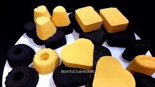 ASMR Yellow Black Baking Soda Crush | Satisfying | Relaxing | ASMR Baking Soda |