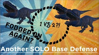 WE GOT FOBBED ON AGAIN?! Ark PS4 - Unofficial Small Tribes SOLO BASE DEFENSE