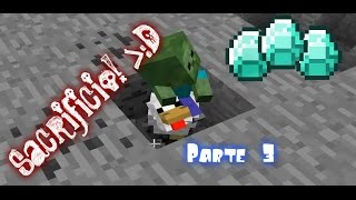 Un zombie en un pollo y Diamantes! - Minecraft Multijugador! (Temp 3) (Parte 1)