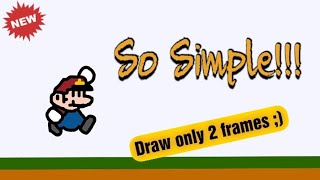 How to animate a Mario Jump! (Flipaclip 2021)