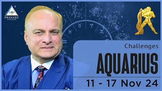 Aquarius Weekly Horoscope Video For 11th November 2024 | Preview