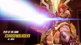 Playing with my new Zarya golden gun! (Overwatch Xbox One)