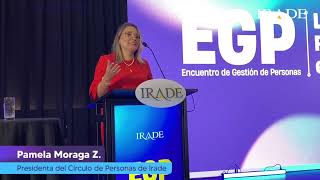 #EPG2024, bienvenida de Pamela Moraga Zambrano Presidenta del Círculo de Personas de Irade.