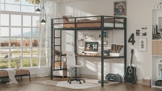 LIKIMIO Loft Bed with Desk: Versatile, Stylish, and Space-Saving | The Ultimate Bedroom Upgrade!