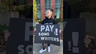 Pay Songwriters Protest #2 at UMG