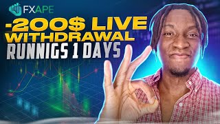 Fxape -200$ Live withdrawal / Earn Hourly 1%