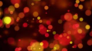 Floating Red and Orange Particles Balls Stock Footage Video