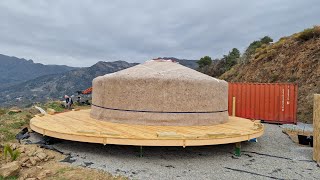 Upgrading our home from a Tent to a Yurt, Off Grid living in 2023