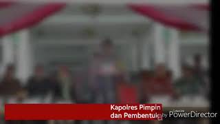 Kapolres Kuningan Pimpin Simulasi Pelatihan Sispam Kota dan Pembentukan Tri Patra