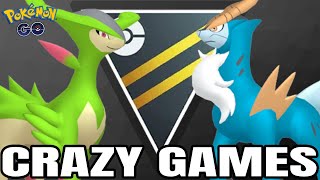 CRAZY GAMES lead to a 5-0 in the Ultra League for Pokemon GO Battle League!