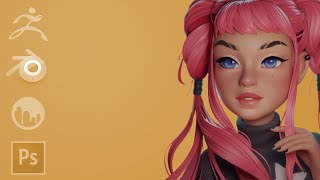 Zbrush / Blender Sculpt - Natália