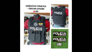 ADHESIVOS POLICIAL $15 #ecuador #policia #manabi #quito #guayaquil