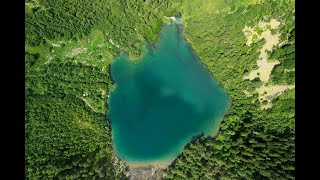 БАДУКСКИЕ ОЗЕРА 2021 с дрона Теберда Домбай // MOUNTAIN LAKES aerial drone footage DJI AIR2S