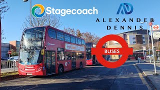 Stagecoach London: 498 from Romford, Queens Hospital to Brentwood( Alexander Dennis Enviro 400 MMC