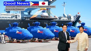 Philippines Surprised by the Arrival of 10 Coast Guard Helicopters Donated by the Japanese Governmen