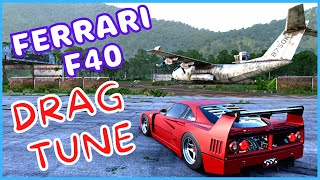 Fastest Ferrari F40 Competizone Tune 1200hp Forza Horizon 5 | FH5 Ferrari F40 Customization & Tune