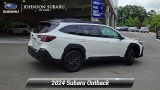 Certified 2024 Subaru Outback Onyx Edition, Cary, NC SB56950L