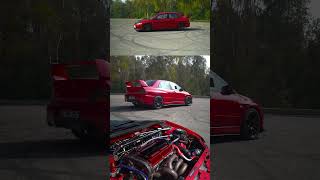 900 HP  Mitsubishi Evo IX /  Brutal 100-200 km/h acceleration / 4g63 Engine & Exhaust sound