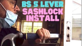 Live Job | 5 Lever Sash Lock Install | Complete Job - Locksmith