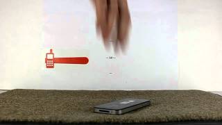 TechnoCrash#40: iPhone 4S: Drops on the carpet from 100 cm (3.28 ft) (bottom)