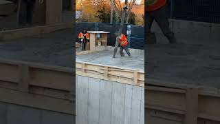 The foundation of a luxury home in Toronto #shorts #construction #constructionlife #custombuild