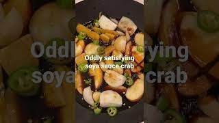 #shorts Oddly satisfying soya sauce crab | KT Food Review