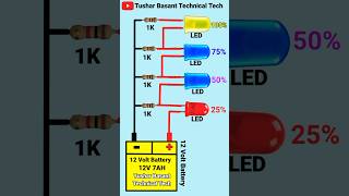 Battery Level Indicator Connection DIY Project #shorts