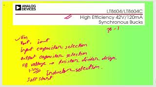 073C Switching Regulator design explanation from datasheet LT8604