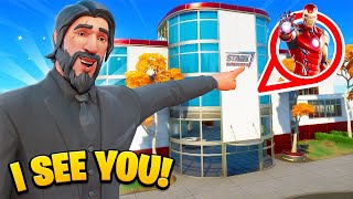 100 Player *HIDE & SEEK* in the NEW STARK INDUSTRIES Location... (Fortnite Hide and Seek)