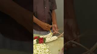 how to making wedding garland #viral #beautiful #shorts.