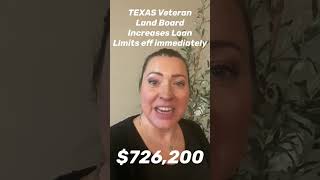 Texas veterans land board announces increases to their loan limits for 2023