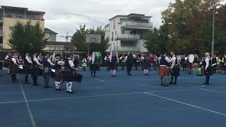 Drumers Probe für die Massed Pipe Band in Dübendorf / Zurich Caledonian Pipe Band 2016