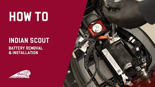 2025 Indian Scout | Battery Removal and Installation - Indian Motorcycle