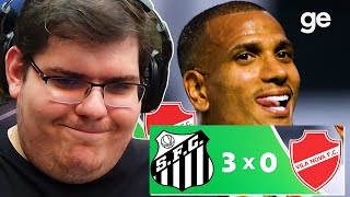 CASIMIRO REAGE A SANTOS 3X0 VILA NOVA | MELHORES MOMENTOS ( SÉRIE B ) #casimiro