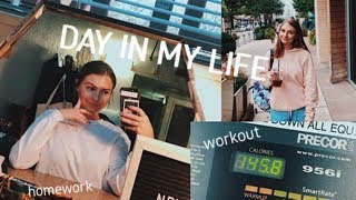 DAY IN MY LIFE // No Classes, Spin Workout, & Meetings