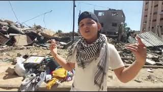 Abderrahman Chanti - palestinian kid singing RAP