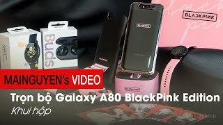 Khui hộp trọn bộ Samsung Galaxy A80 BlackPink Edition -  Chỉ có 400 bộ duy nhất tại Việt Nam