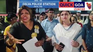 citizens lodged a complain in Colva Polivr stn on Subash Velingkar for hurting the sentiments Goans