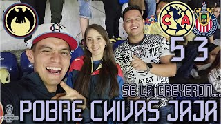 SE ILUSIONÓ EL REBAÑO Y TERMINÓ LLORANDO! | AMÉRICA 5-3 CHIVAS GOLES, REACCIONES Y COLOR CL24