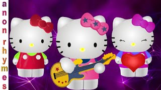 Animation English Nursery Rhymes & Songs For Children | Hello Kitty Finger Family | Music For Kids